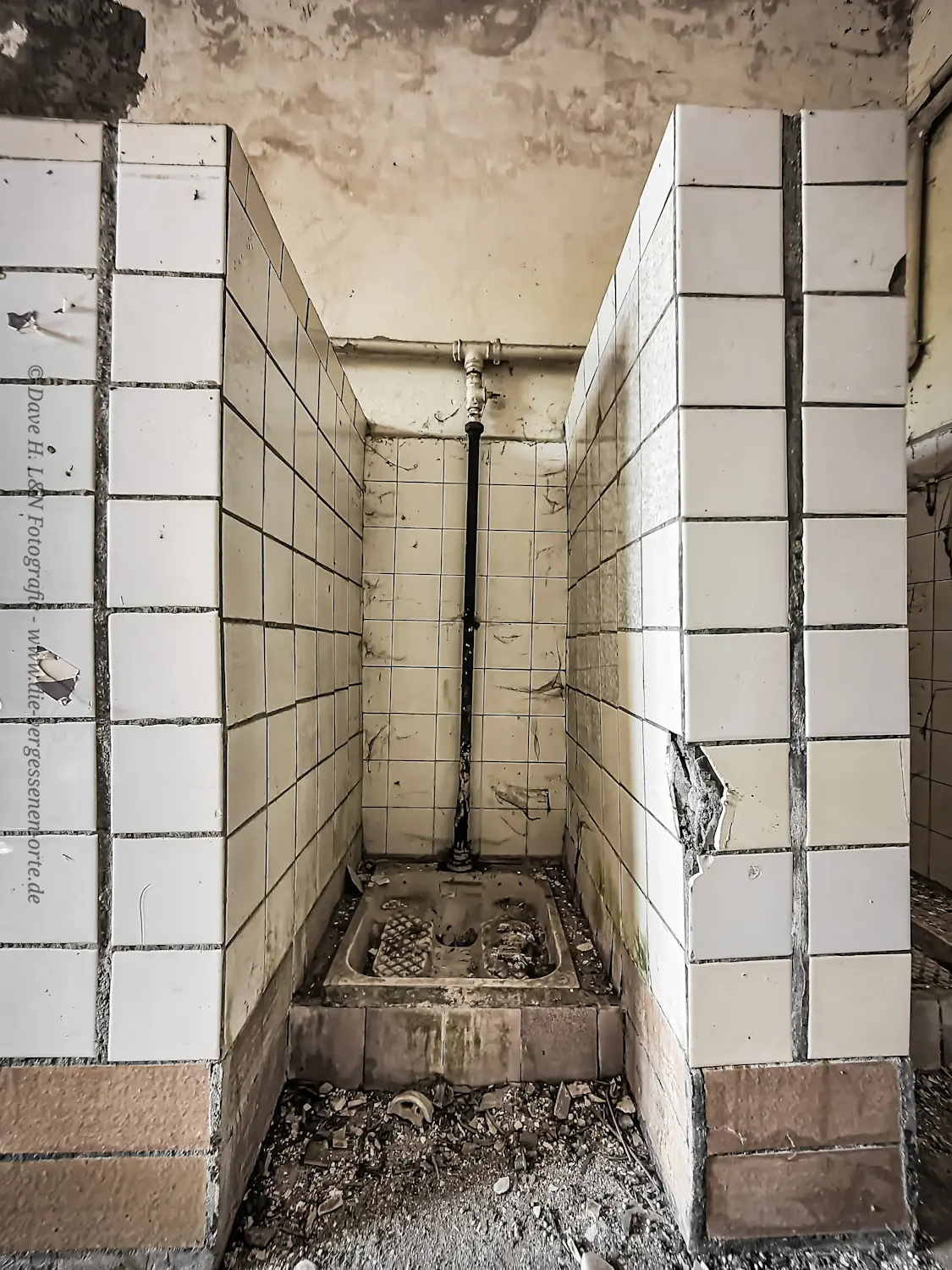 Toilette im Lost Place der sowjetischen Truppen.